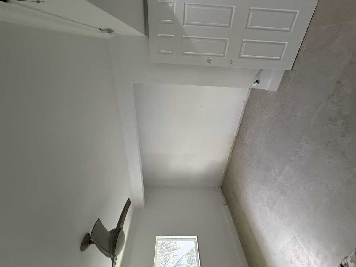 After: finished room with fresh paint
